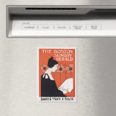 Vintag Boston Sunday Herald Magnet (In Situ (Geschirrspüler))