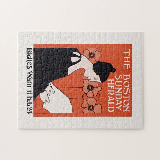 Vintag Boston Sunday Herald Puzzle (Horizontal)