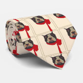 Vintag Boston Terrier, Krawatte (Gerollt)
