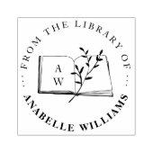 Vintag botanisch aus der Bibliothek des benutzerde Gummistempel (Prägung)