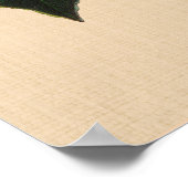 Vintag Botanisch - Kamelien Clodia Poster (Ecke)