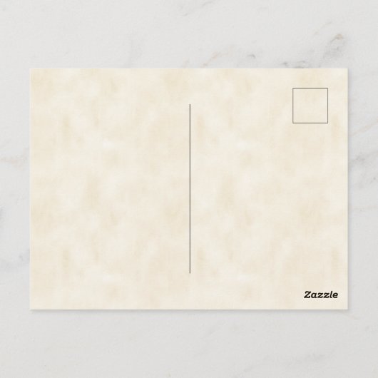 Vintag Botanisch Postkarte (Rückseite)