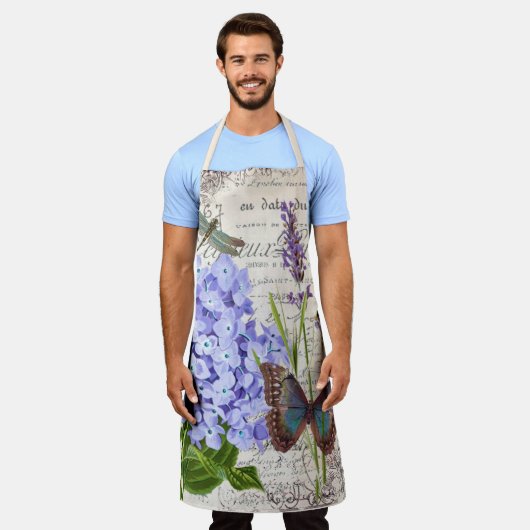 Vintag botanisch schürze (Getragen)