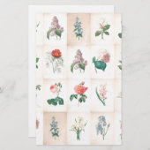 Vintag botanisch von Redoute Briefpapier (Vorne/Hinten)