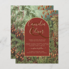 Vintag Botanische Terracotta Florals Arch WEDD