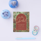 Vintag Botanische Terracotta Florals Arch WEDD Flyer (Einzeln)