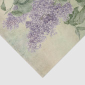 Vintag Botanischer Lila Lilac Syringa Vulgaris Seidenpapier (Ausschnitt)