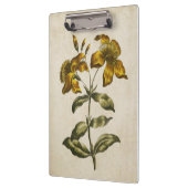 Vintag Botanisches Floral Johanniskraut Klemmbrett (Links)