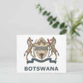 Vintag Botswana Postkarte (Stehend Vorderseite)