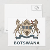 Vintag Botswana Postkarte (Vorne/Hinten)