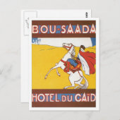 Vintag Bou Saada Algerien Postkarte (Vorne/Hinten)