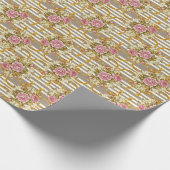 Vintag Bouquet Geschenkpapier (Ecke)