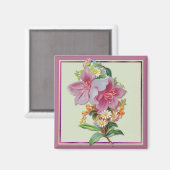 Vintag Bouquet Magnet (Vorderseite/Rückseite)