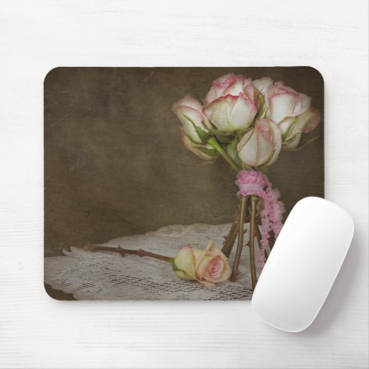 Vintag Bouquet Mousepad (Mit Mouse)