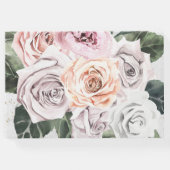 Vintag Bouquet Rose Brautparty Gästebuch (Rückseite)