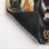 Vintag Bouvier des Flandres Seamless Mousepad (Ecke)