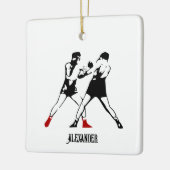 Vintag Boxing Vibes Keramikornament (Links)