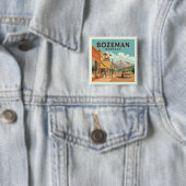 Vintag Bozeman Montana Button (Beispiel)