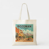Vintag Bozeman Montana Tragetasche (Rückseite)