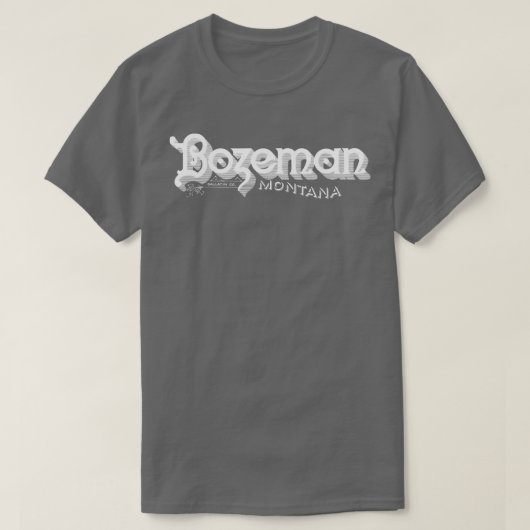 Vintag Bozeman MT T-Shirt (Design vorne)