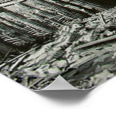 Vintag Brandenburger Tor Berlin Poster (Ecke)