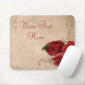 Vintag Brandy-Rose Mousepad (Mit Mouse)
