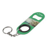 "Vintag brasilianisch" Flaschenöffner aus Edelstah (Vorderseite Schrägansicht)