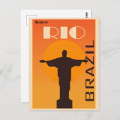 Vintag Brasilien Rio de Janeiro Reisen Postkarte (Vorne/Hinten)