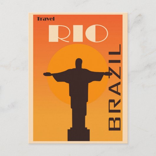 Vintag Brasilien Rio de Janeiro Reisen Postkarte (Vorderseite)