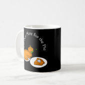 Vintag brauche ich nur Pumpkin Pie Kaffeetasse (Vorderseite Links)