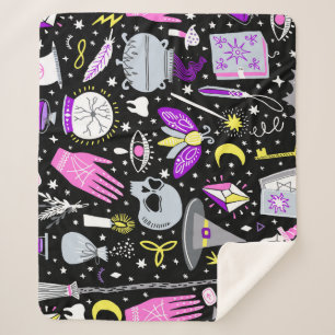 Vintag-braun-orange Tartan kariert. Sherpadecke