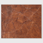 Vintag-braune Marmorstruktur Geschenkpapier (Flach)