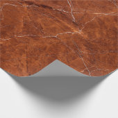 Vintag-braune Marmorstruktur Geschenkpapier (Ecke)