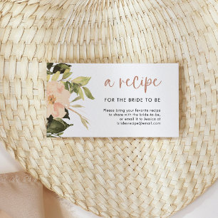 Vintag   Brautparty gemeinsam Rezept Begleitkarte