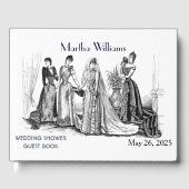 Vintag Brautparty Guestbook Gästebuch (Vorderseite)