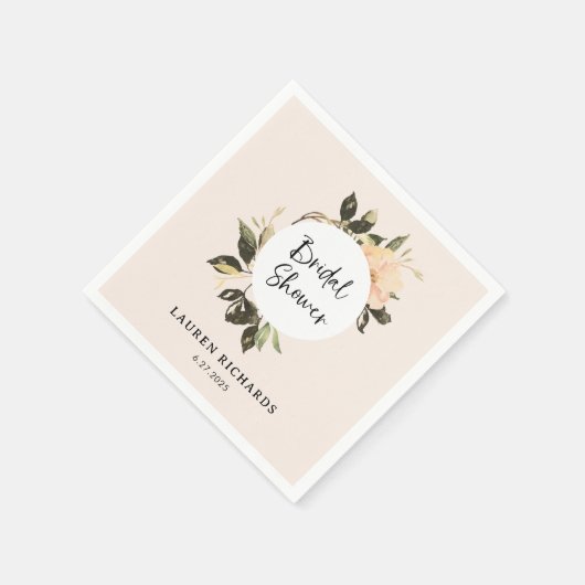 Vintag | Brautparty Napkins Serviette (Ecke)