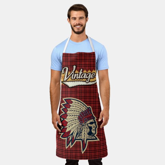 Vintag Brave Hope Americana Schürze (Getragen)