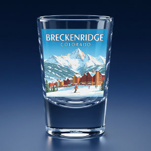 Vintag Breckenridge Colorado Schnapsglas