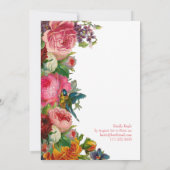 Vintag | Bridal Afternoon Tea Einladung (Rückseite)