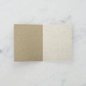 Vintag Bridal Wedding Women Dankeskarte (Innenseite)