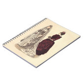 Vintag Bridal Wedding Women Notizblock (Linke Seite)