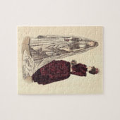 Vintag Bridal Wedding Women Puzzle (Horizontal)