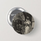 Vintag Bride, Bridal Portrait mit Fotograf Button (Vorne & Hinten)
