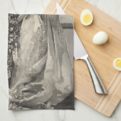 Vintag Bride, Bridal Portrait mit Fotograf Geschirrtuch (Viertel Falte)