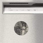 Vintag Bride, Bridal Portrait mit Fotograf Magnet (In Situ (Geschirrspüler))