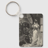 Vintag Bride, Bridal Portrait mit Fotograf Schlüsselanhänger (Vorderseite)