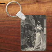 Vintag Bride, Bridal Portrait mit Fotograf Schlüsselanhänger (Vorderseite)
