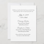 Vintag Brides Gay Wedding Einladung (Rückseite)