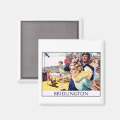 Vintag Bridlington Magnet (Vorderseite/Rückseite)