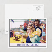 Vintag Bridlington Postkarte (Vorne/Hinten)